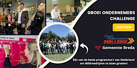 8e editie Groei-Ondernemers Challenge Breda