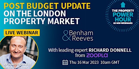 Post Budget London property market update with Richard Donnell from Zoopla
