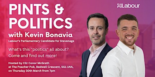 Pints & Politics with Kevin Bonavia