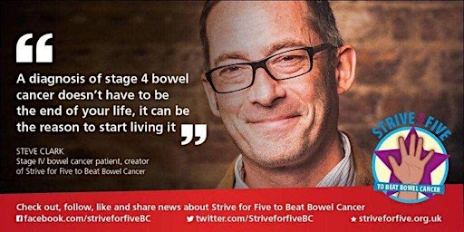 Steve’s story of advanced bowel cancer and how he strives to survive.
