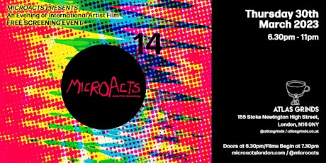 MicroActs 14 • An Evening of International Artist Film  primärbild
