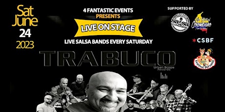 Live Salsa Saturday: Trabuco on stage!