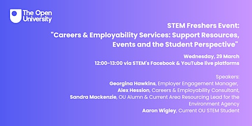 OUSTEM Freshers: Careers & Employability Resources w/a student perspective