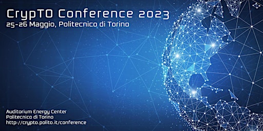 CrypTO Conference - 25 e 26 Maggio 2023