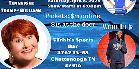 EverybodyTries Comedy Show with Headliner Janet Williams aka Tennessee Tram