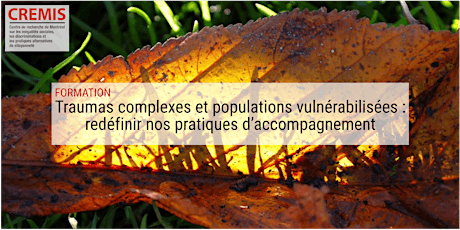 Traumas complexes et populations vulnérabilisées (sur 2 demi-journées) primary image