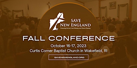 2023 FALL SAVE NEW ENGLAND Church Planting & Revival Conference
