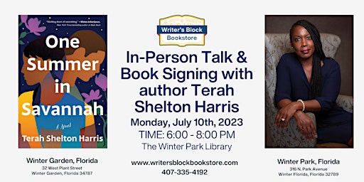 In Person Book Signing with Terah Shelton Harris primary image