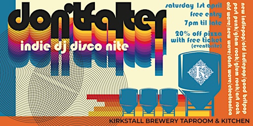 Don’t Falter Indie Disco DJ Night