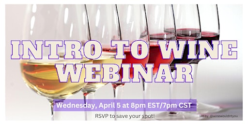 Intro to Wine Live Webinar