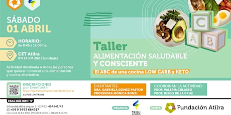 Imagen principal de Taller: ALIMENTACIÓN SALUDABLE Y CONSCIENTE