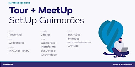 Imagem principal de Tour + MeetUp | Set.Up Guimarães