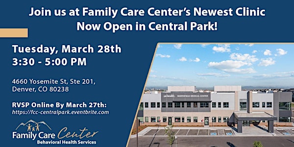 Family Care Center's New Clinic Opening in Central Park