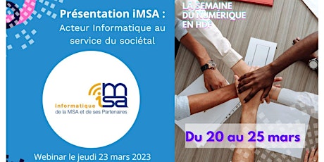 Présentation iMSA, Acteur Informatique au Service du Sociétal