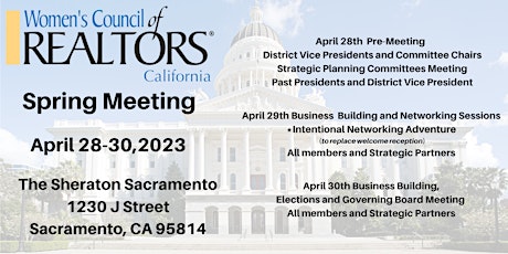 Women’s Council of REALTORS®, California 2023 Spring Meeting