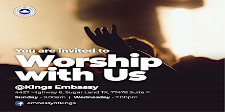 You are Invited to Our Church for a Worship Experience.