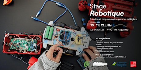 Stage de création et de programmation de robots (Vacances d'été)