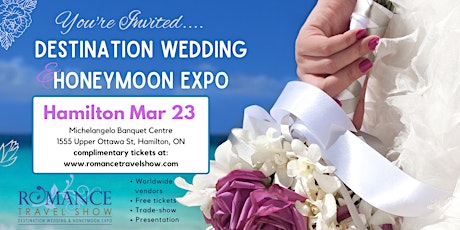 2023 Hamilton Destination Wedding & Honeymoon Expo primary image