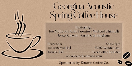 Georgina Spring Coffee House Concert