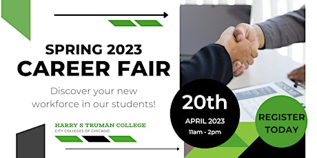 Harry S Truman College Spring 2023 Career Fair - Employer Registration primary image