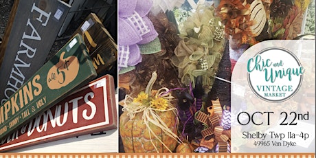Vintage and Handmade Fall Market at the Packard Proving Grounds