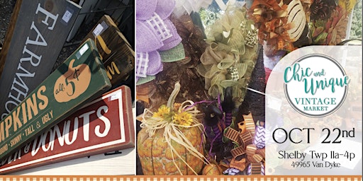 Vintage and Handmade Fall Market at the Packard Proving Grounds primary image
