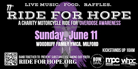Ride For Hope 2023: A Motorcycle Ride for Overdose Awareness
