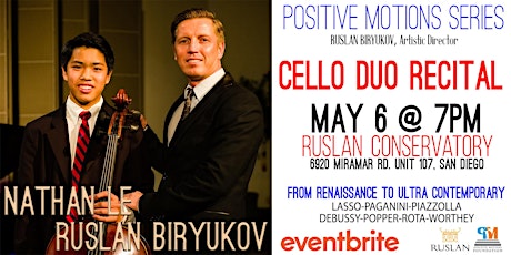 Positive Motions Series | Nathan Le & Ruslan Biryukov | CELLO DUO