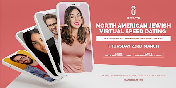 Isodate's North American Jewish Virtual Speed Dating