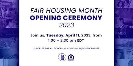 2023 Fair Housing Month Opening Ceremony