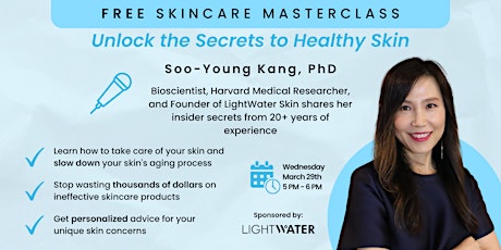 FREE Skincare Masterclass: Unlock The Secrets To Healthy Skin