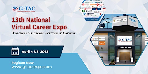 13th National Virtual Career Expo  - Talent Attraction & Job fair, Canada