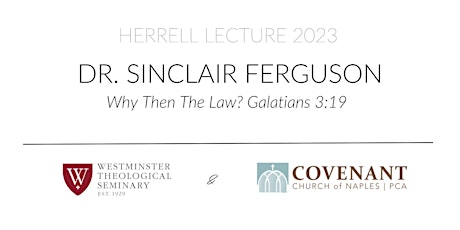Herrell Lecture with Dr. Sinclair Ferguson