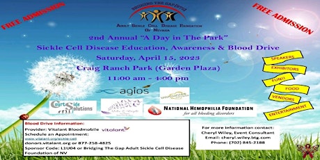 A Day In The Park - Sickle Cell Disease Education Awareness & Blood Drive