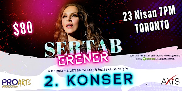 Sertab Erener - 23 Nisan TORONTO Konseri (2.Konser)