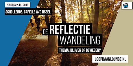 Primaire afbeelding van De Reflectiewandeling: Blijven of bewegen?