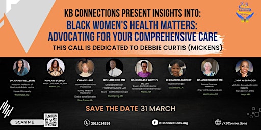 Black Women's Health Matters: Advocating For Your Comprehensive Care