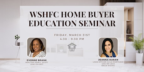 WSHFC Home Buyer Education Seminar