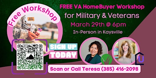 FREE Military & Veteran VA HomeBuyer Workshop