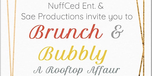 Brunch & Bubbly : A Rooftop Affair