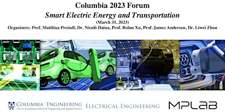 Columbia 2023 Forum - Smart Electric Energy and Transportation