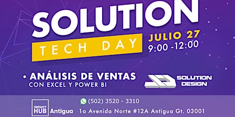 Solution Tech Day: Análisis de Ventas con Excel y Power BI primary image