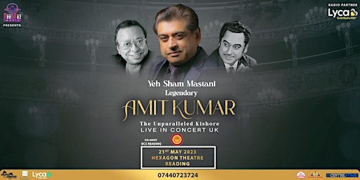 Amit Kumar Live in concert 2023_Hexagon Reading