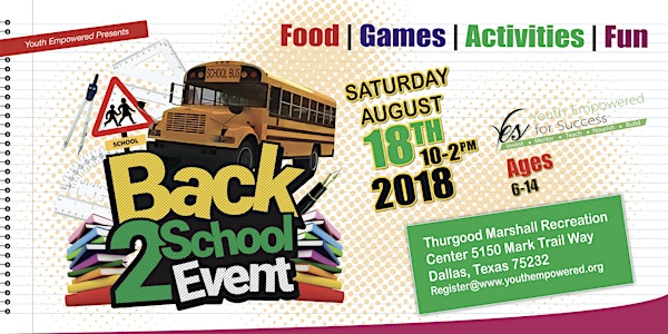 Youth Empowered for Success: Back to School Drive