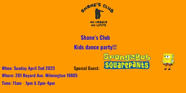 Shane's Club - Kids dance party