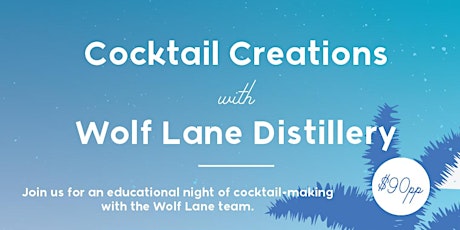 Primaire afbeelding van Cocktail Creations with Wolf Lane Distillery