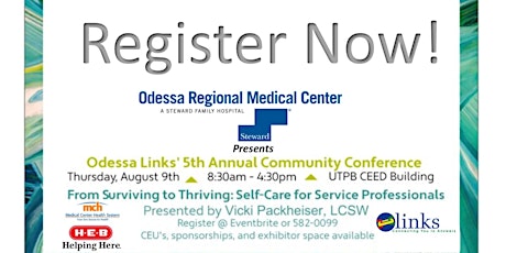 5th Annual Links Community Conference- From Surviving to Thriving-Self-Care for Service Professionals primary image