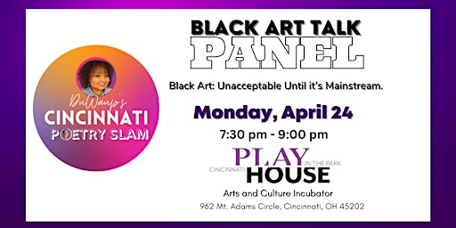 BLACK ART TALK PANEL I: Unacceptable Until It's Mainstream