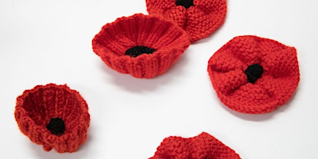 Knit your own Poppy for Anzac Day