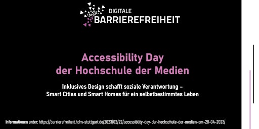 Accessibility Day der Hochschule der Medien